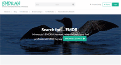 Desktop Screenshot of emdr-mn.com